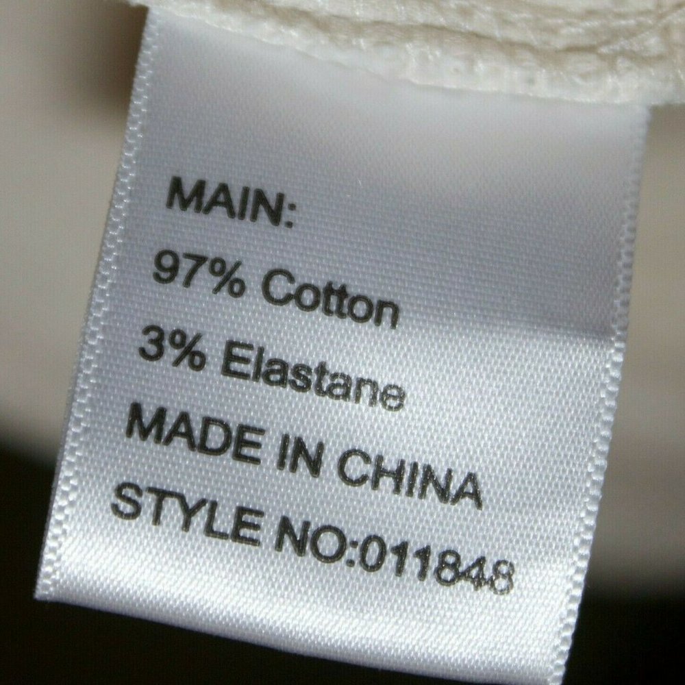 Sussan Trouser Straight Pants Size 14 Creme Mid Rise Stretch Work Wear - Picture 10 of 10